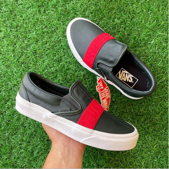 Vans Shoes - Vans Classic Slip On Leather and Webbing